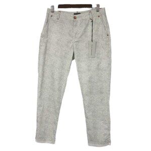 Eva Kayan EK Jeans Chino Trousers in white  with black dots ZPP87 Naturel sz 40